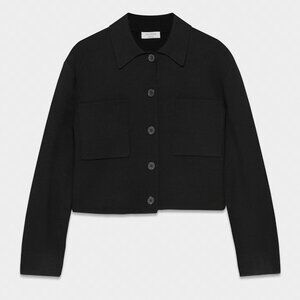 Aritzia - Babaton - Society Waist Sweater - Medium - Black